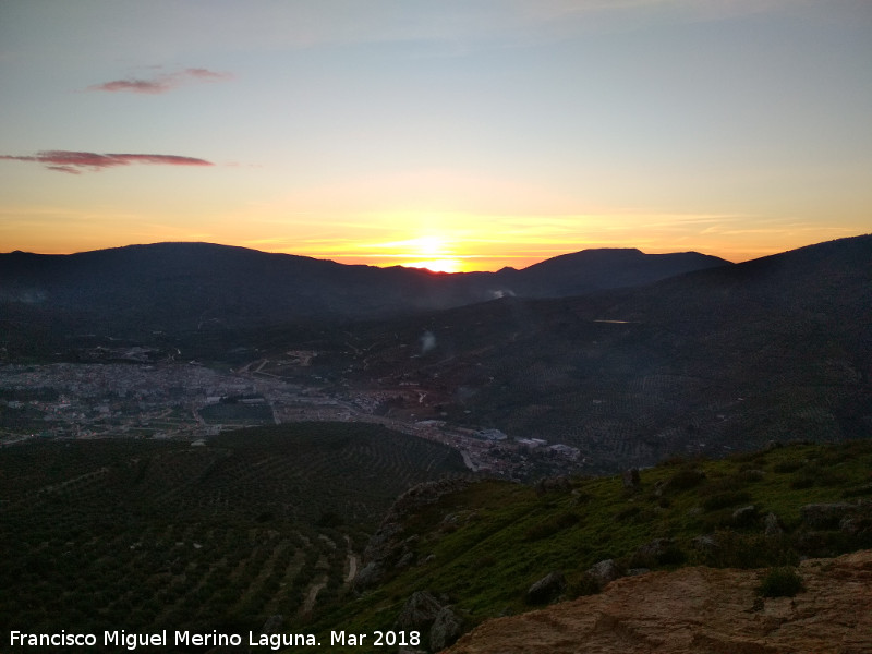 Los Villares - Los Villares. Ocaso desde el Contadero