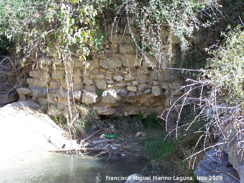 Molino del Romano - Molino del Romano. Salida de aguas del molino