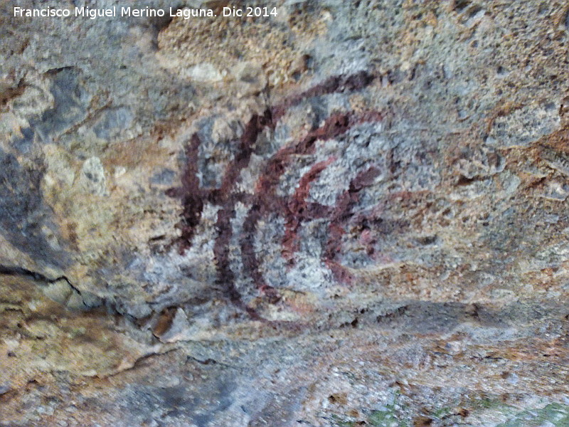 Pinturas rupestres falsas de la Cueva de la Solana - Pinturas rupestres falsas de la Cueva de la Solana. 