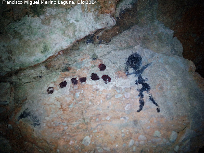 Pinturas rupestres falsas de la Cueva de la Solana - Pinturas rupestres falsas de la Cueva de la Solana. 