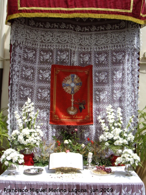Corpus de Los Villares - Corpus de Los Villares. Altar