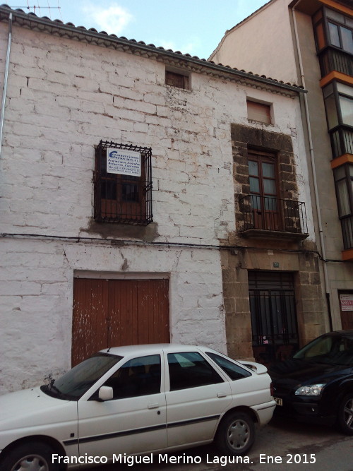 Casa de la Calle el Carmen n 24 - Casa de la Calle el Carmen n 24. Fachada