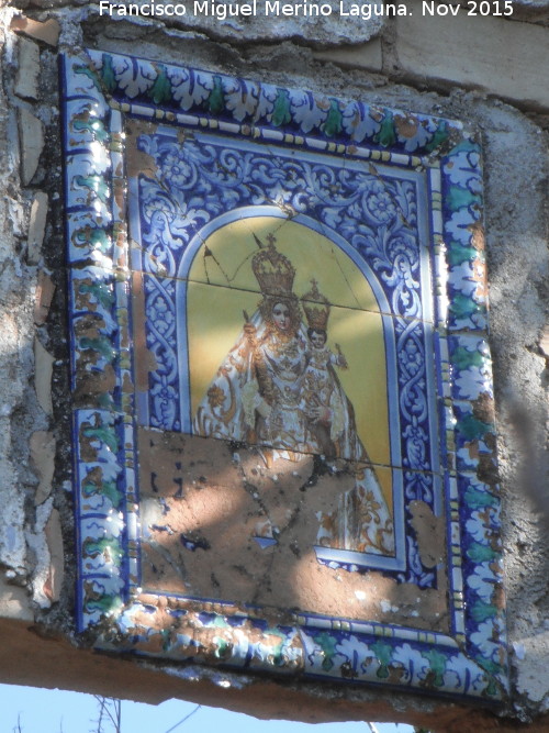 Casera de la Campana - Casera de la Campana. Azulejos de la Virgen