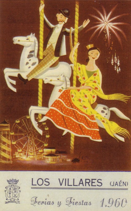 Fiestas de Ntra Sra del Rosario - Fiestas de Ntra Sra del Rosario. Cartel 1960