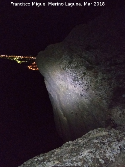 Cueva del Contadero - Cueva del Contadero. Barranco de noche