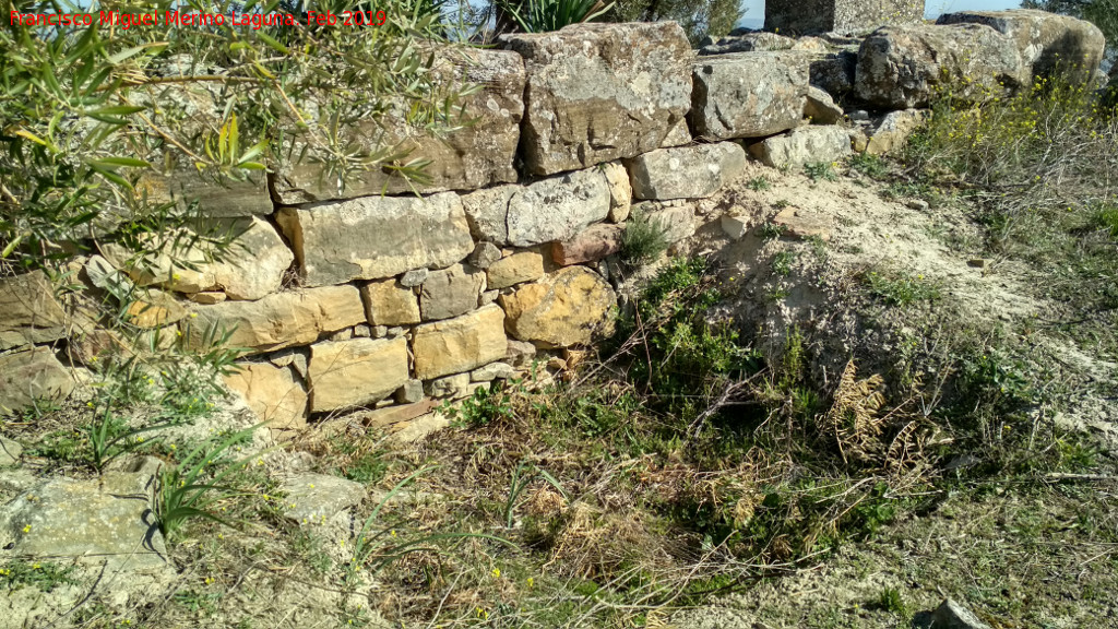 Fortn ibero romano del Cerro Cantarero - Fortn ibero romano del Cerro Cantarero. Muralla
