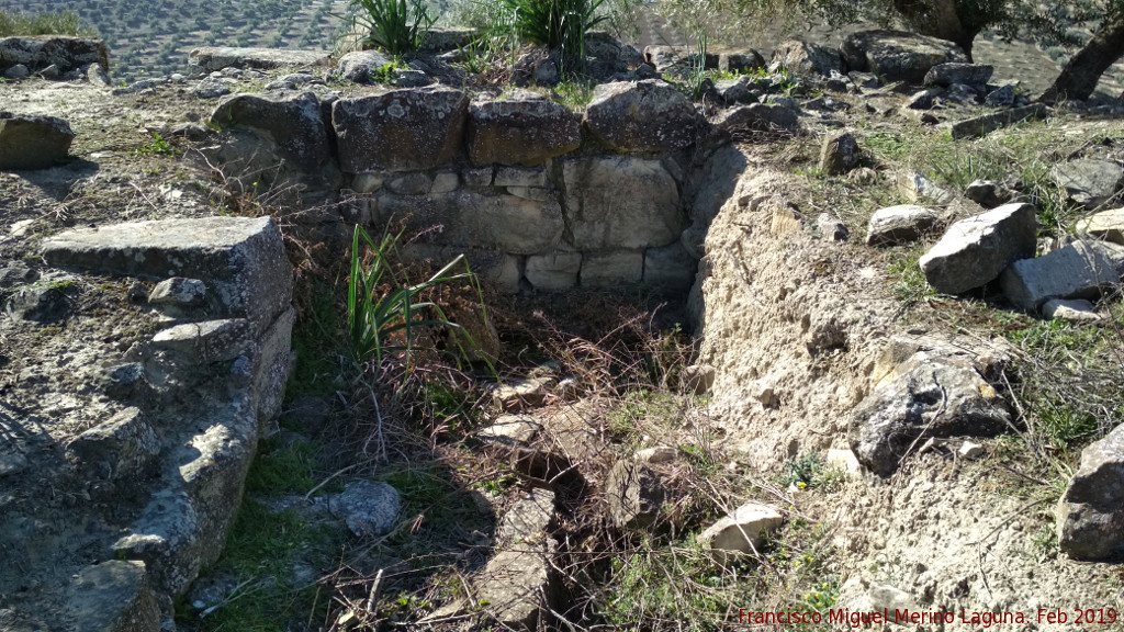 Fortn ibero romano del Cerro Cantarero - Fortn ibero romano del Cerro Cantarero. Habitculo