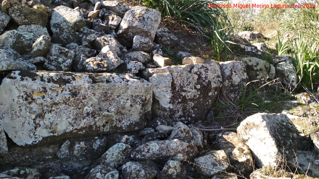 Fortn ibero romano del Cerro Cantarero - Fortn ibero romano del Cerro Cantarero. Muralla