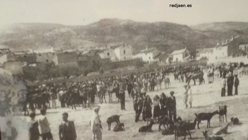 Historia de Los Villares - Historia de Los Villares. Foto antigua. Feria de ganado