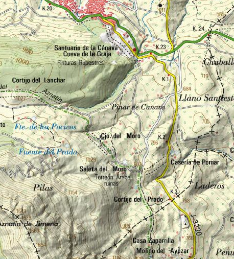 Cortijo del Moro - Cortijo del Moro. Mapa