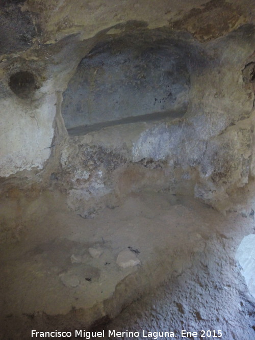 Cuevas Piquita. Cueva II - Cuevas Piquita. Cueva II. Hornacina de la habitacin