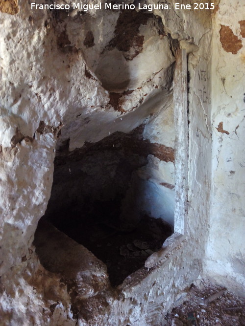 Cuevas Piquita. Cueva de la Ta Piquita - Cuevas Piquita. Cueva de la Ta Piquita. Hornacina izquierda con marco de puerta en el distribuidor