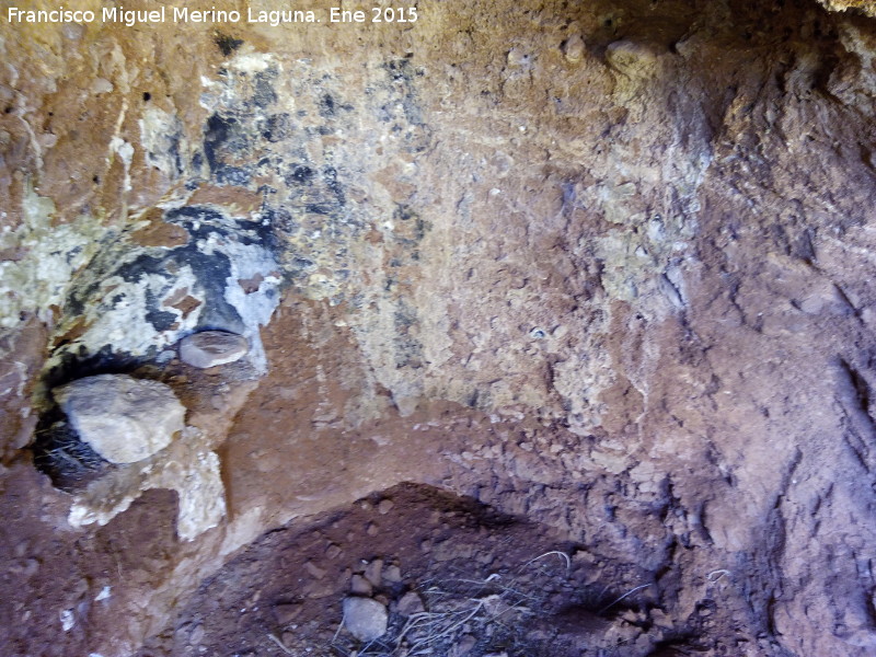 Cuevas Piquita. Cueva X - Cuevas Piquita. Cueva X. Hornacina y esquina