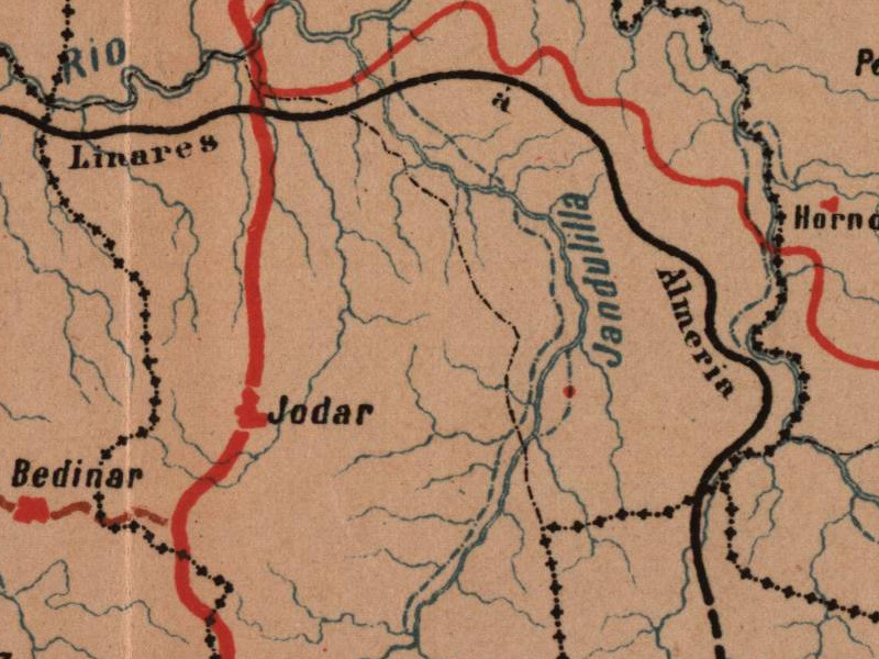 Ro Jandulilla - Ro Jandulilla. Mapa 1885