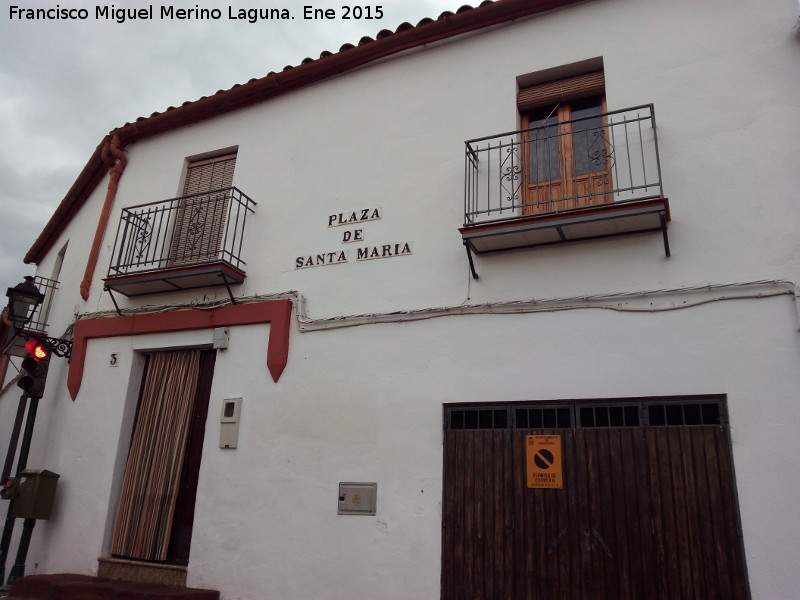 Plaza de Santa Mara de la Mota - Plaza de Santa Mara de la Mota. Azulejos