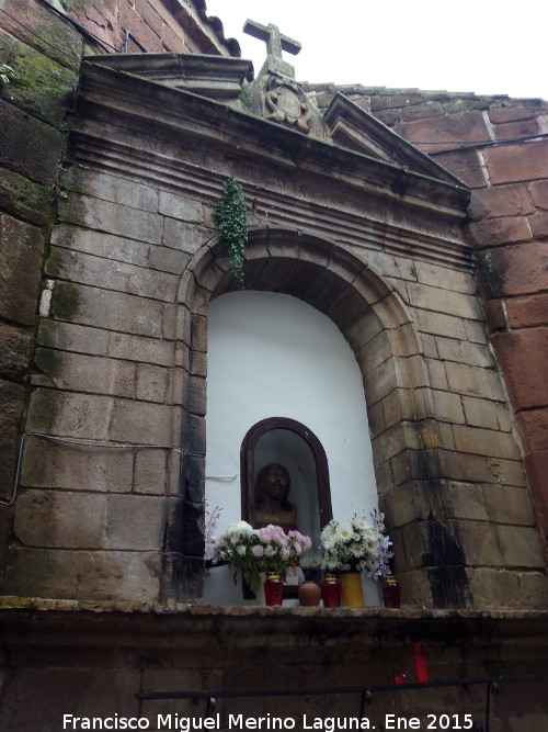 Hornacina de la Iglesia de San Bartolom - Hornacina de la Iglesia de San Bartolom. 