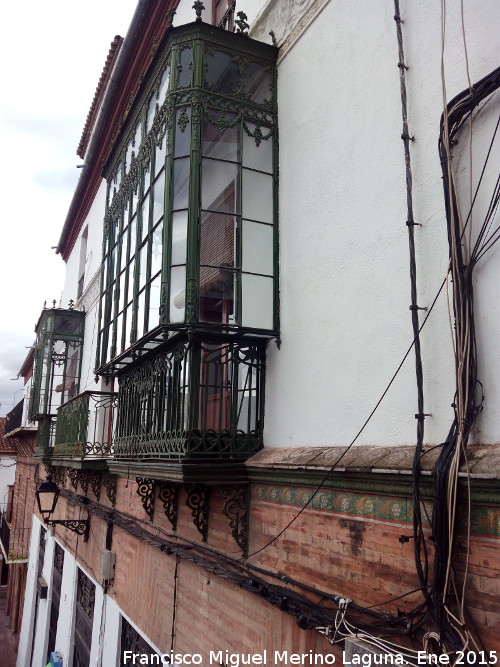 Casa de la Plaza de Espaa n 10 - Casa de la Plaza de Espaa n 10. Balcones cerrados