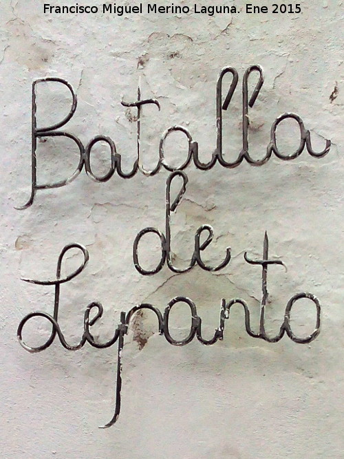 Calle Batalla de Lepanto - Calle Batalla de Lepanto. 