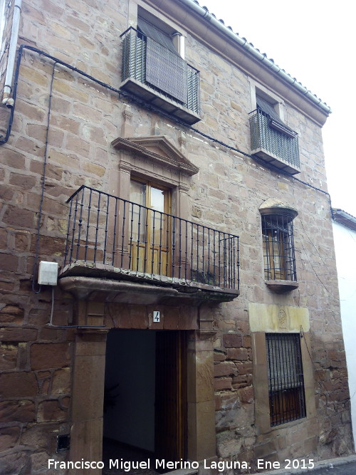 Casa de la Calle Mrtires n 4 - Casa de la Calle Mrtires n 4. Fachada