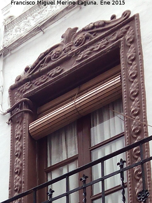 Casa de la Calle Corredera n 43 - Casa de la Calle Corredera n 43. Moldura decorativa