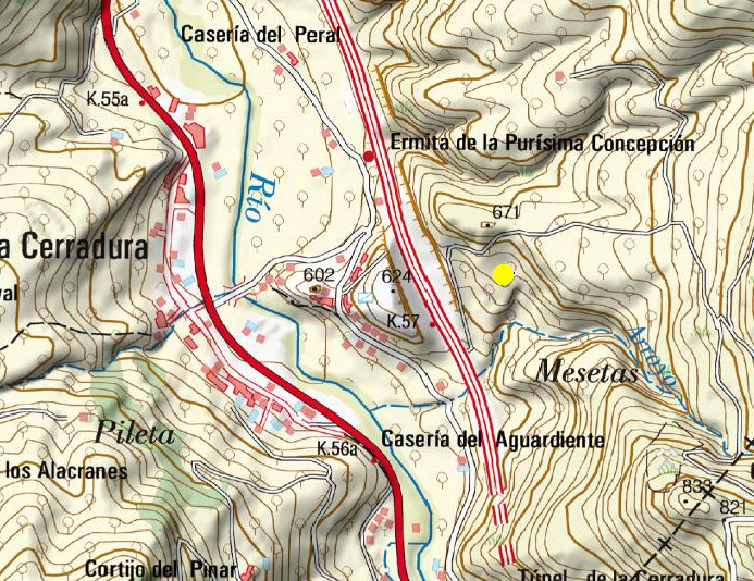 Chozo Campiuela - Chozo Campiuela. Mapa