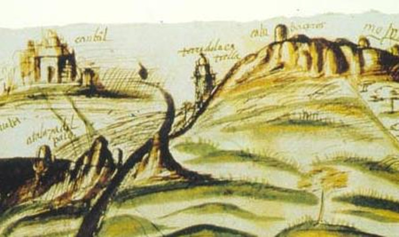Torre de la Estrella - Torre de la Estrella. La Torre de la Estrella en el Mapa del trmino de Pegalajar de 1559