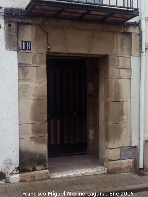 Casa de la Calle San Nicols n 18 - Casa de la Calle San Nicols n 18. Portada