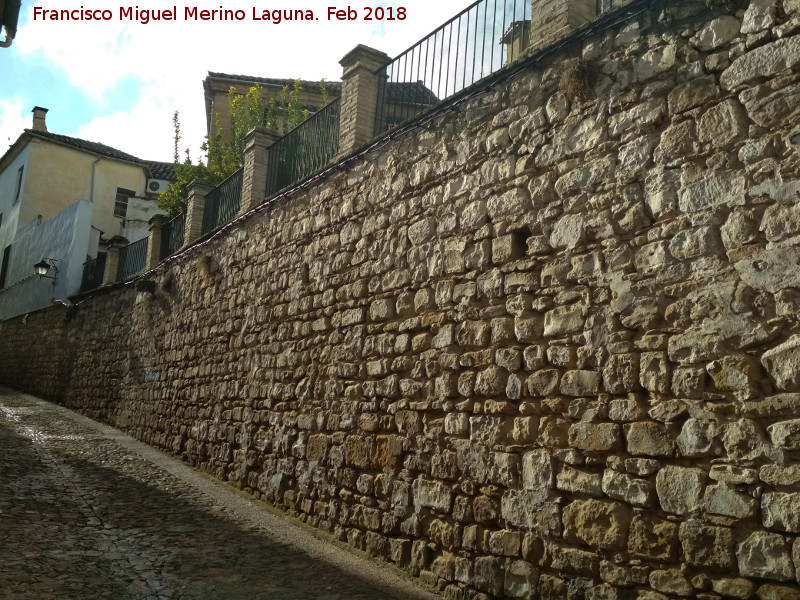 Calle ngel - Calle ngel. Muro de contencin