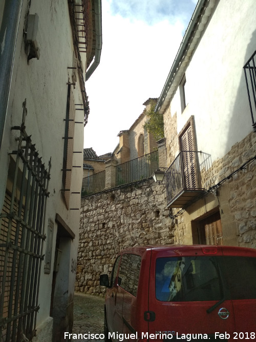 Calle ngel - Calle ngel. Vistas de la Iglesia de San Nicols