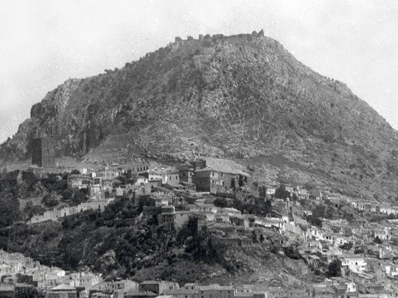 Castillo de la Pea - Castillo de la Pea. Foto antigua