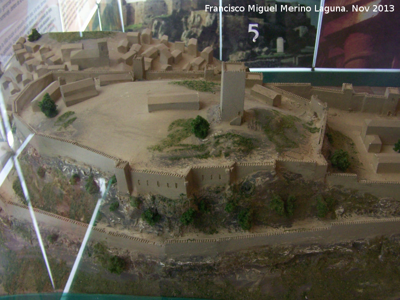 Castillo de la Villa - Castillo de la Villa. Maqueta