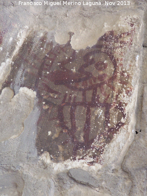 Iglesia de Santa Marta - Iglesia de Santa Marta. Restos de frescos gticos en la torre