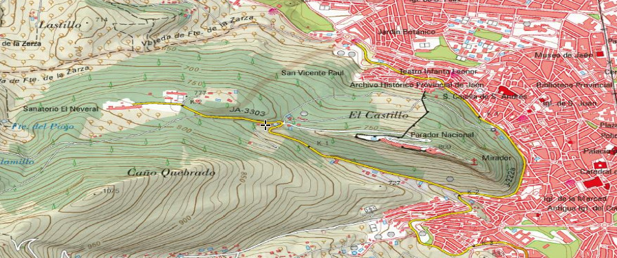 Casera de Cao Quebrado - Casera de Cao Quebrado. Mapa