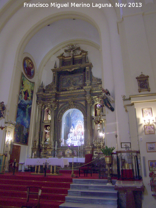 Iglesia de Santa Mara de la Villa - Iglesia de Santa Mara de la Villa. Altar Mayor