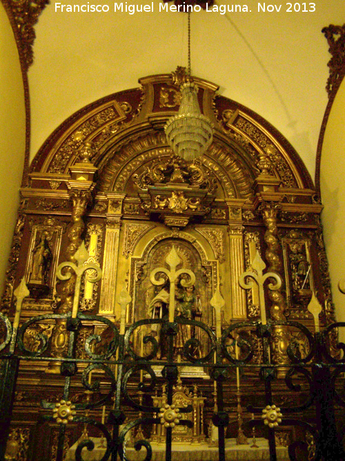 Iglesia de Santa Mara de la Villa - Iglesia de Santa Mara de la Villa. Retablo lateral