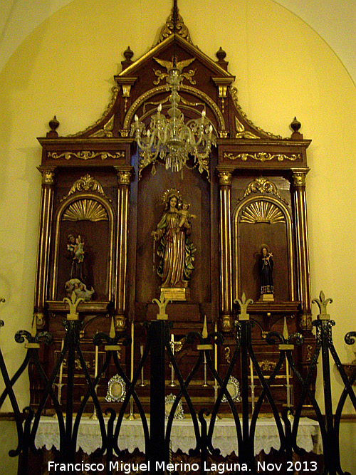 Iglesia de Santa Mara de la Villa - Iglesia de Santa Mara de la Villa. Retablo lateral