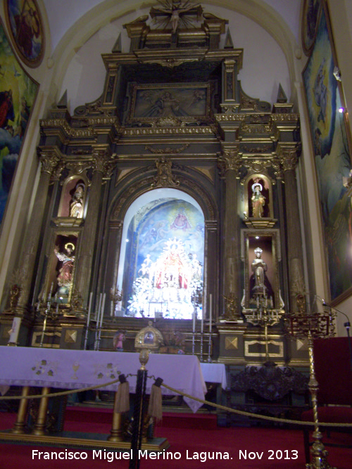 Iglesia de Santa Mara de la Villa - Iglesia de Santa Mara de la Villa. Altar Mayor