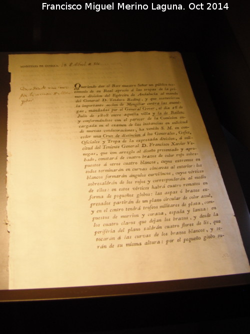 Historia de Mengbar - Historia de Mengbar. Concesin de la Cruz de Mengbar 1816. Castillo de Mengbar