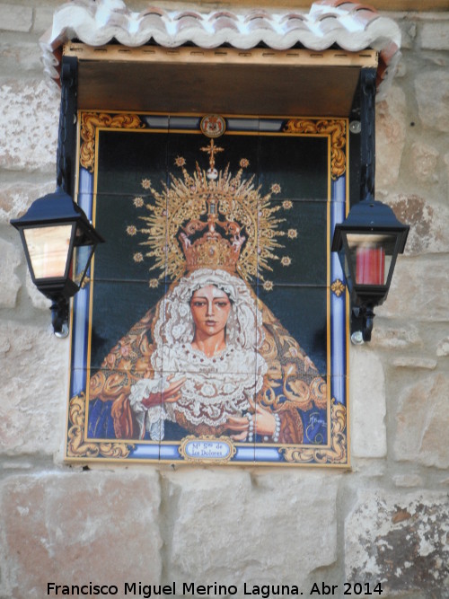 Hornacina de la Virgen de los Dolores - Hornacina de la Virgen de los Dolores. 