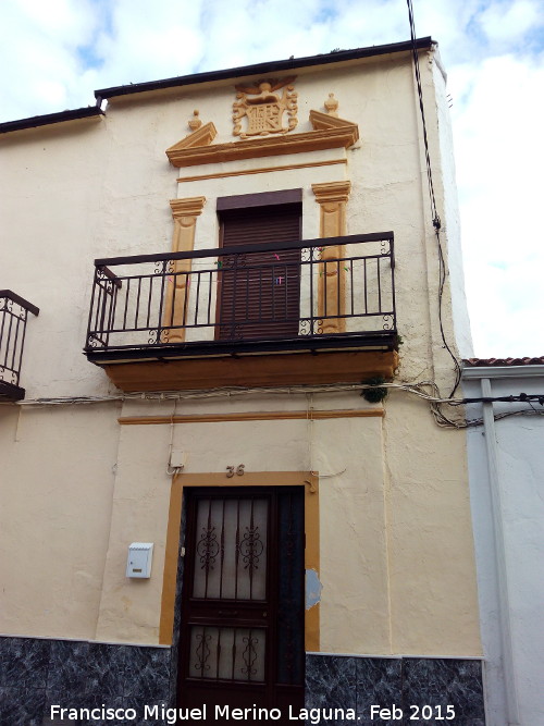 Casa de la Calle Huertas n 36 - Casa de la Calle Huertas n 36. Fachada