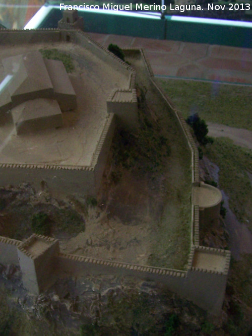 Castillo de la Villa. Torren Oeste - Castillo de la Villa. Torren Oeste. Maqueta