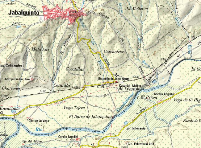 Estacin de Jabalquinto - Estacin de Jabalquinto. Mapa