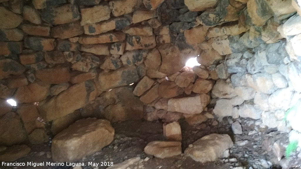 Chozo de la Cueva de la Asilla - Chozo de la Cueva de la Asilla. Interior