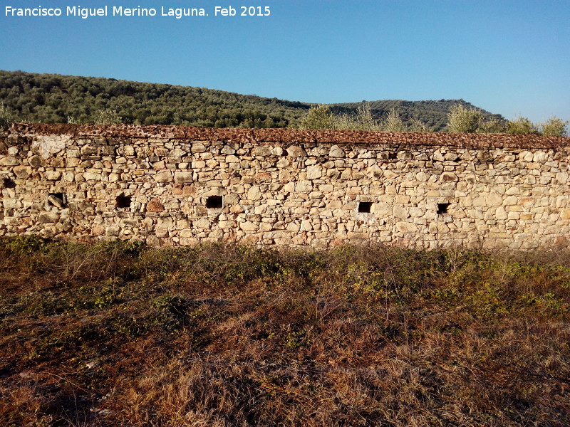 Corral de los Poyales - Corral de los Poyales. Muro