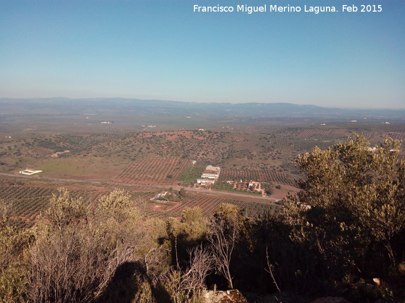 Fortn ibero romano de Las Monjas - Fortn ibero romano de Las Monjas. Vistas de la Va Augusta