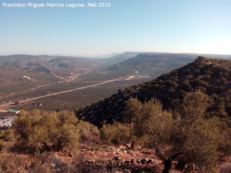 Fortn ibero romano de Las Monjas - Fortn ibero romano de Las Monjas. Vistas de El Paso