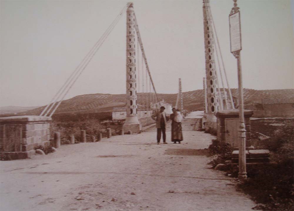 Puente Colgado - Puente Colgado. Foto antigua