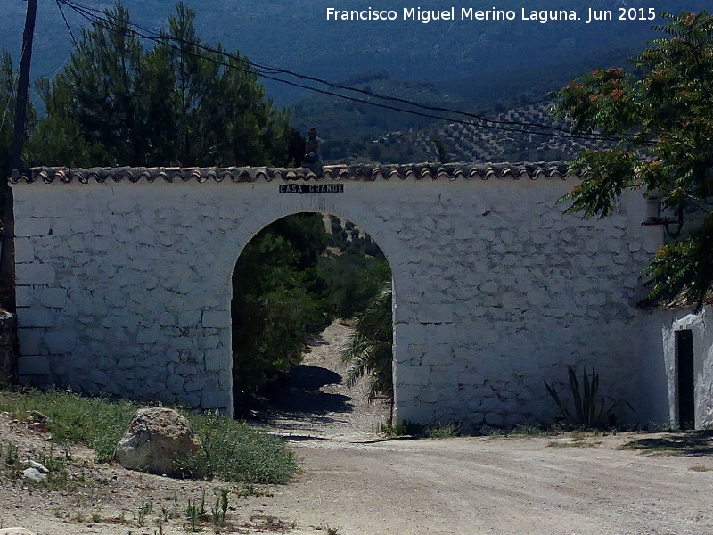 Casa Grande de San Antn - Casa Grande de San Antn. Arco de entrada