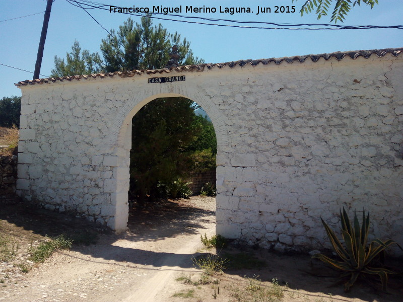 Casa Grande de San Antn - Casa Grande de San Antn. Arco de entrada