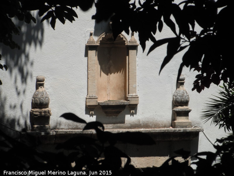 Casa Grande de San Antn - Casa Grande de San Antn. Pinculos y hornacina